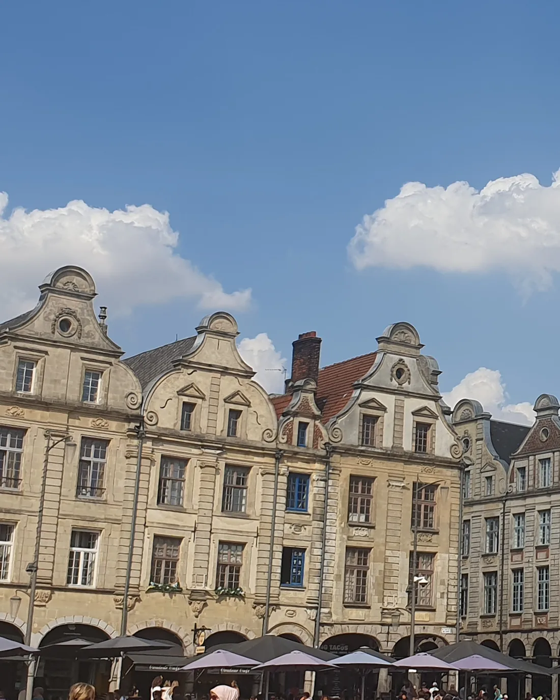 The Flemish-Baroque façades of the Place des Héros in Arras