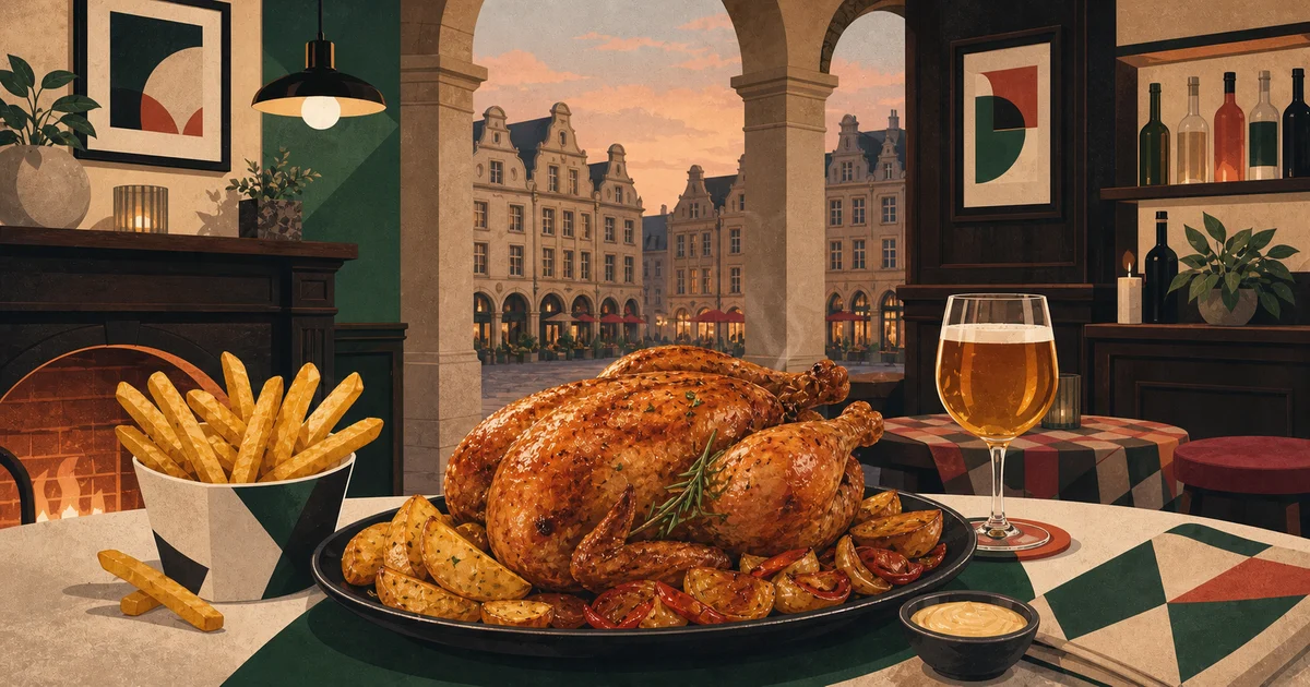 Poulet d’Enfer Arras, rotisserie and Northern bistro