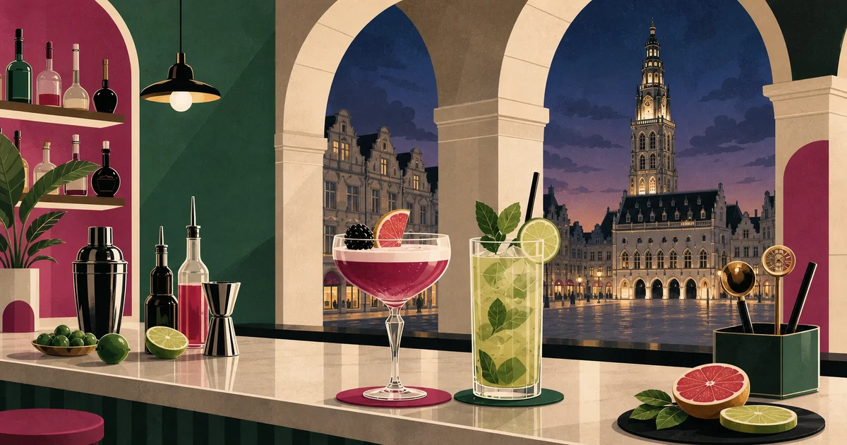 54 Cocktails Bar, bar à cocktails sur la Grand'Place d'Arras
